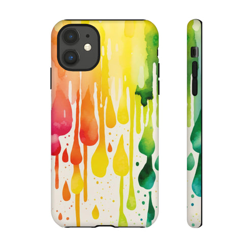 Rainbow Spring Showers - Impact Resistant Phone Case